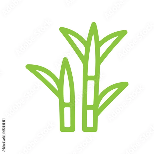 Fototapeta Make a Professional Bamboo Logo Vector