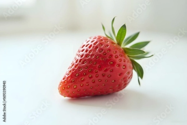 Fototapeta strawberry on a white background