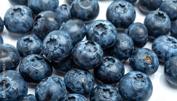 Fototapeta Fresh blueberries close-up (3)