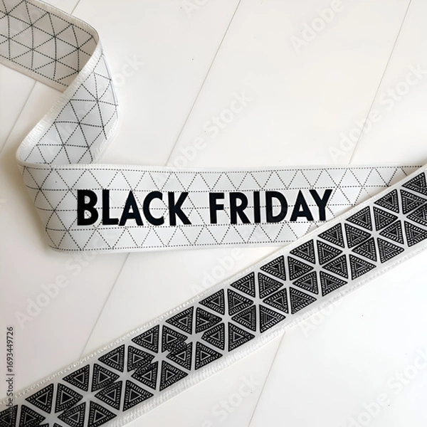 Obraz BLACK FRIDAY written on strip
