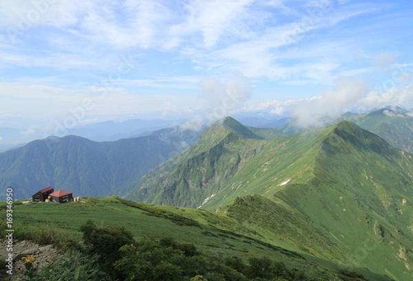 Obraz 谷川岳山頂付近からの風景