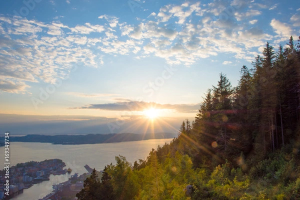 Fototapeta Norway Sunset