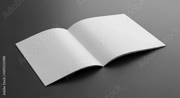 Obraz Blank Open Book.