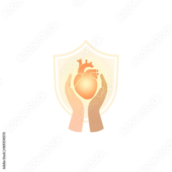 Obraz Protective Heart Shield