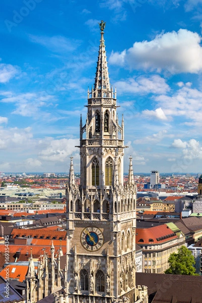 Fototapeta Aerial view of Munich, Germany