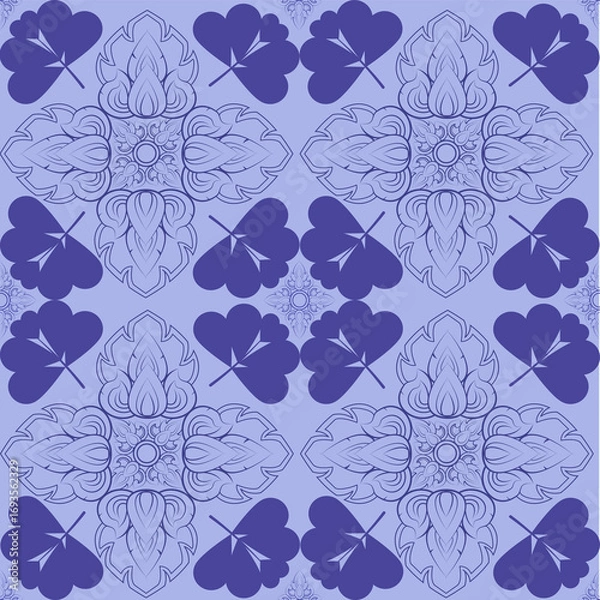 Obraz seamless floral background