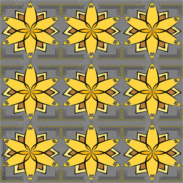 Obraz set of yellow bows background
