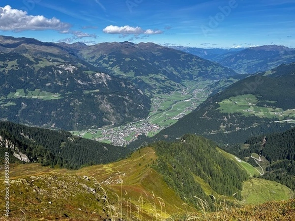 Obraz Landschaft im Zillertal