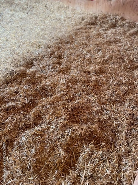 Obraz Stroh ausgelegt