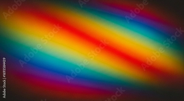 Fototapeta Abstract Colorful Rainbow Spectrum Diagonal Overlay Gradient Background