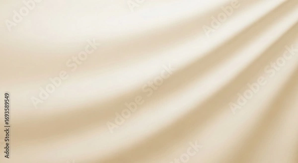 Fototapeta Softly Flowing Drape Fabric Creating Elegant Light and Shadow Patterns
