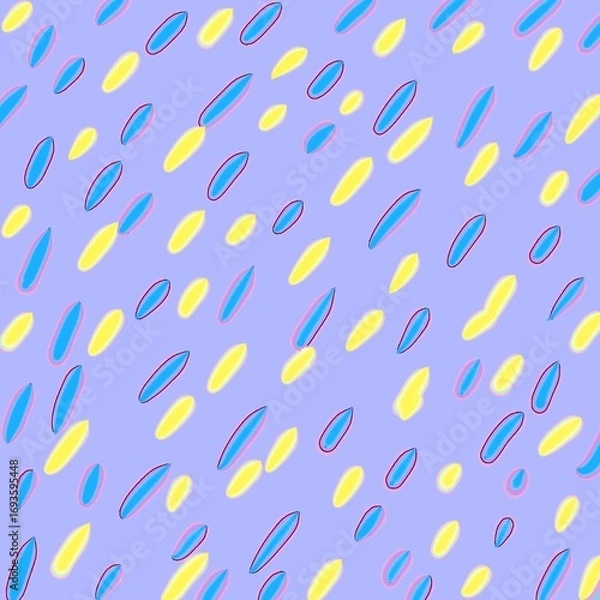 Fototapeta seamless pattern with blue dots