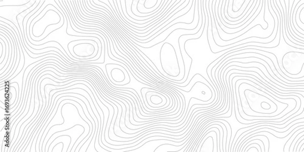 Fototapeta Contemporary Abstract Topographic Map with Geometric Lines and a Clean Modern Grid Layout on a White Background
