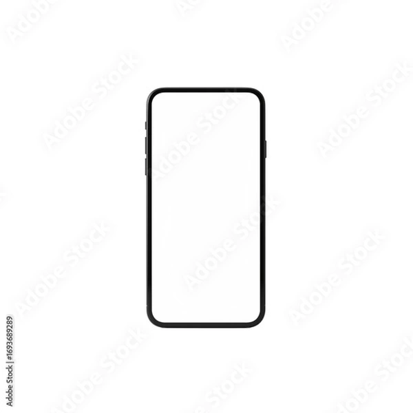 Obraz Abstract rectangular shape with glowing edges and soft gradients for modern digital design transparent background