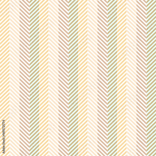Fototapeta Seamless striped zigzag pattern in pastel colors.