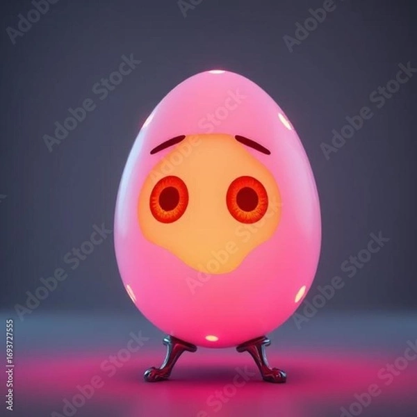 Obraz easter chick with egg