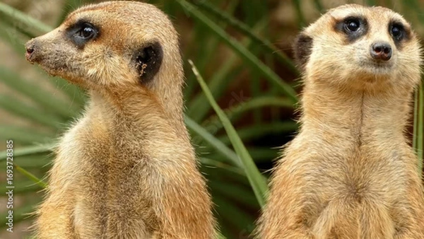 Fototapeta meerkat on guard duty