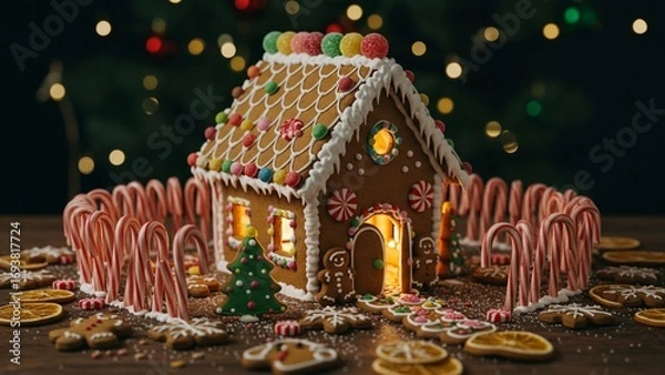 Obraz christmas gingerbread house