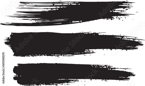 Obraz Abstract Ink Stroke Collection