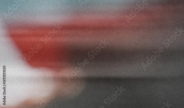 Fototapeta Red black gradient background grainy noise texture backdrop abstract poster banner header design