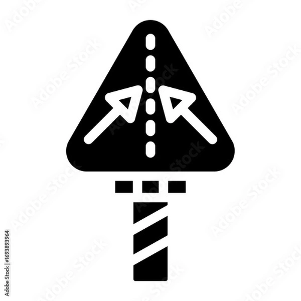 Obraz Vector Design Keep In Lane Icon Style