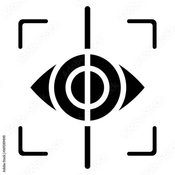 Obraz Vector Design Eye Tracking Icon Style