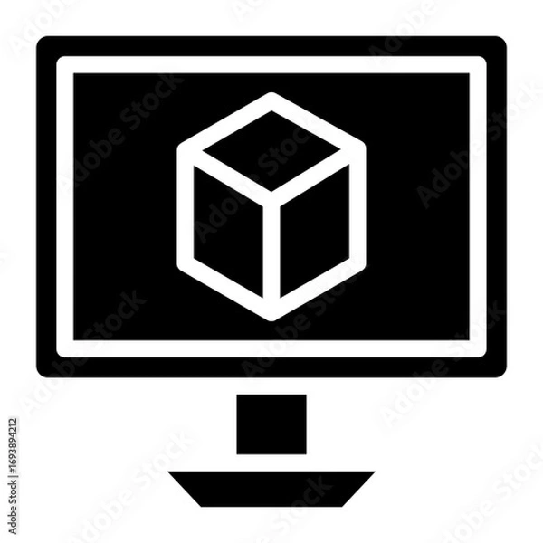 Obraz Vector Design Television Icon Style