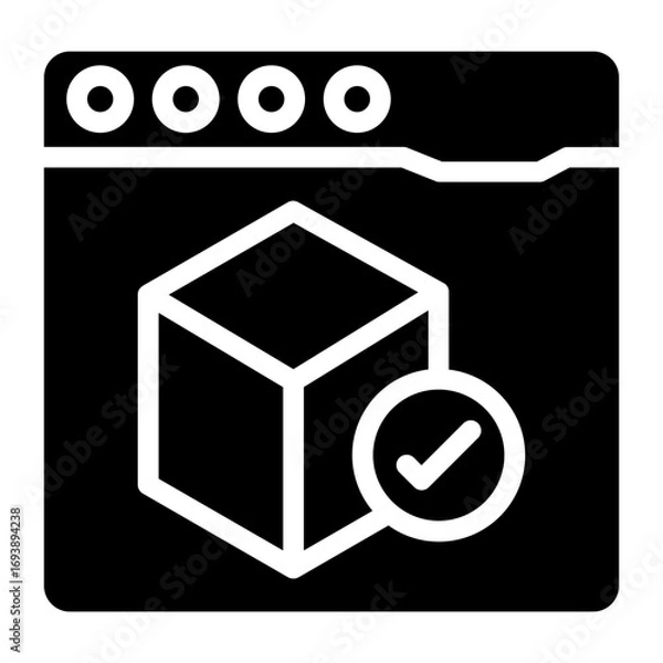 Obraz Vector Design Rendering Icon Style