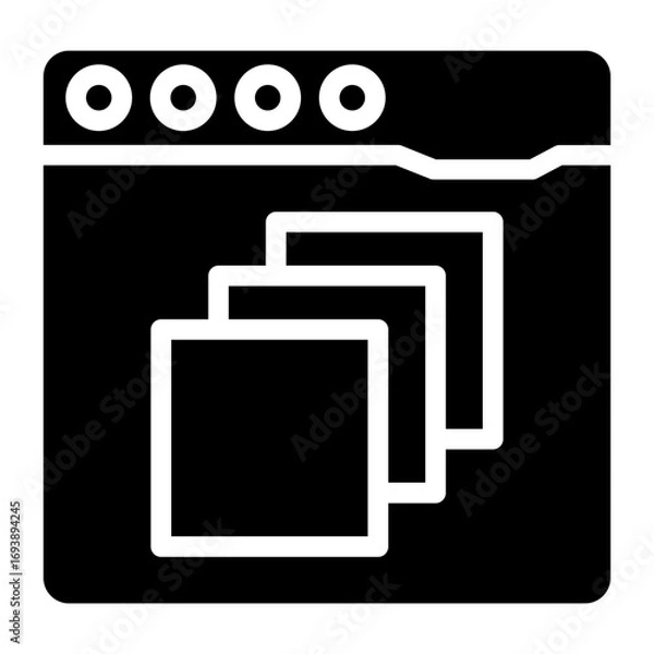 Obraz Vector Design Depth Perception Icon Style