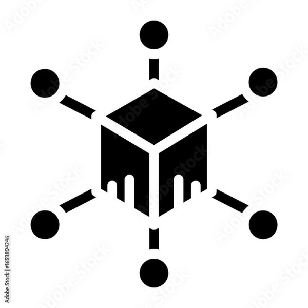 Obraz Vector Design Cube Icon Style