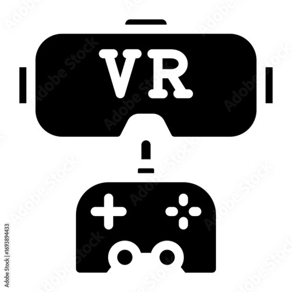 Obraz Vector Design Vr Gaming Icon Style