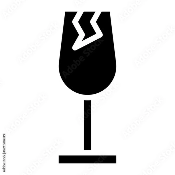 Obraz Fragile Icon Style