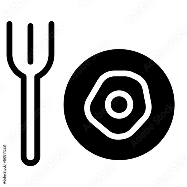 Obraz Breakfast Icon Style