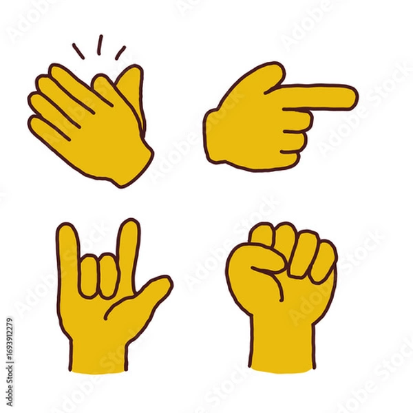 Obraz Hands symbol