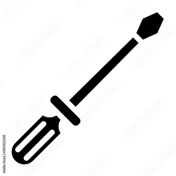 Fototapeta Screw Driver Icon Style