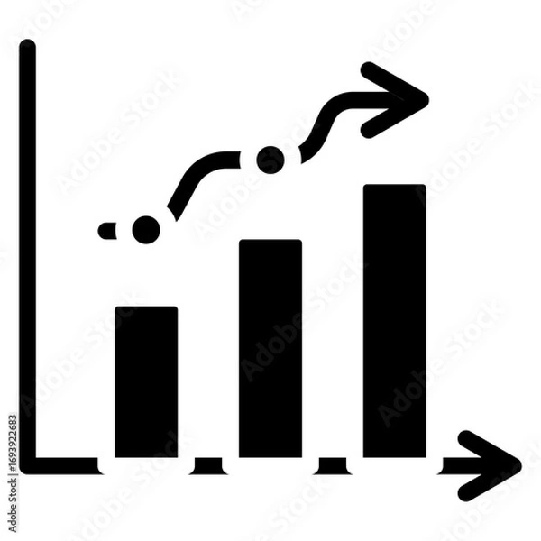 Fototapeta Vector Design Analytics Icon Style