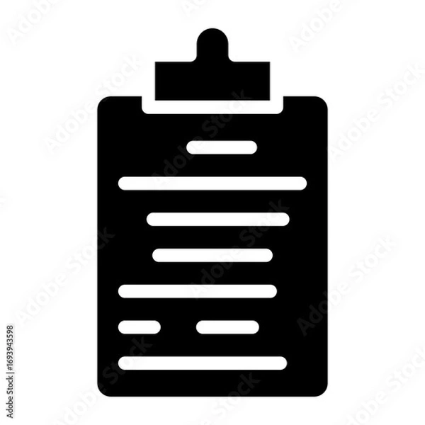 Fototapeta Vector Design Clipboard Icon Style