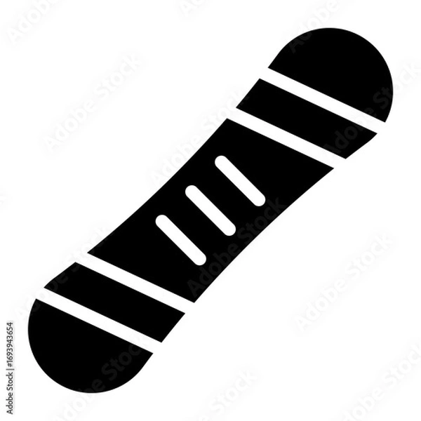 Fototapeta Vector Design Snowboard Icon Style