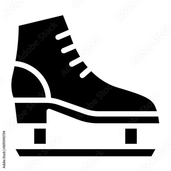 Fototapeta Vector Design Ice Skate Icon Style