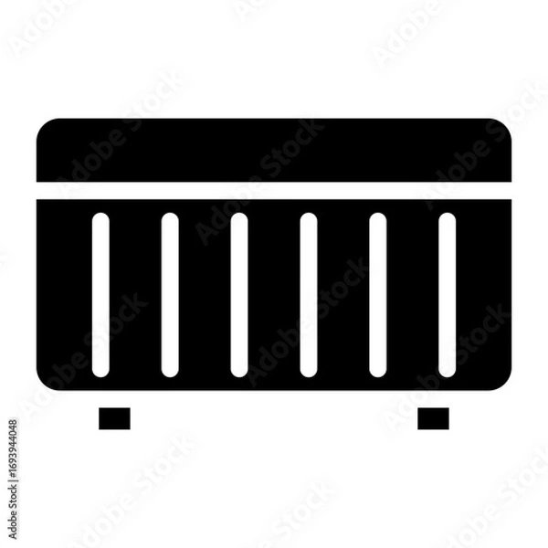 Fototapeta Vector Design Heater Icon Style