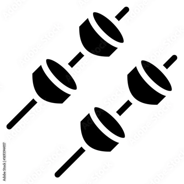 Fototapeta Vector Design Marshmallow Icon Style