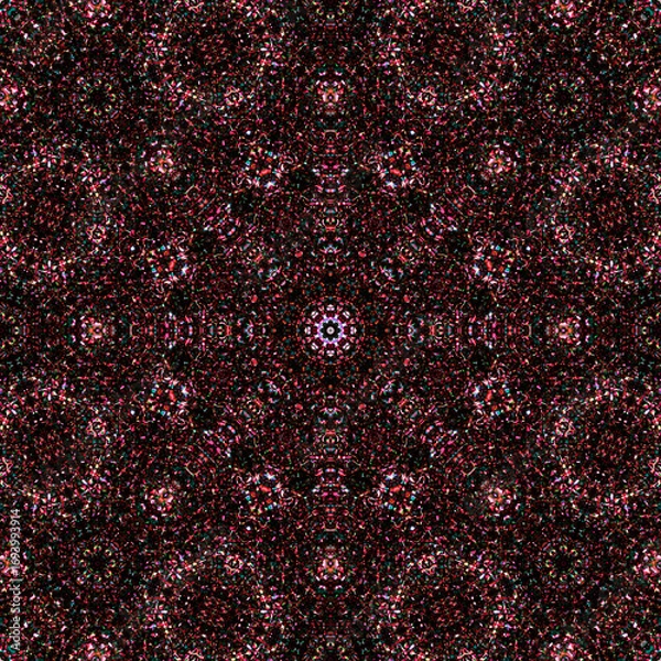 Fototapeta square abstract texture pattern mandala. Background for design, print, fabric.