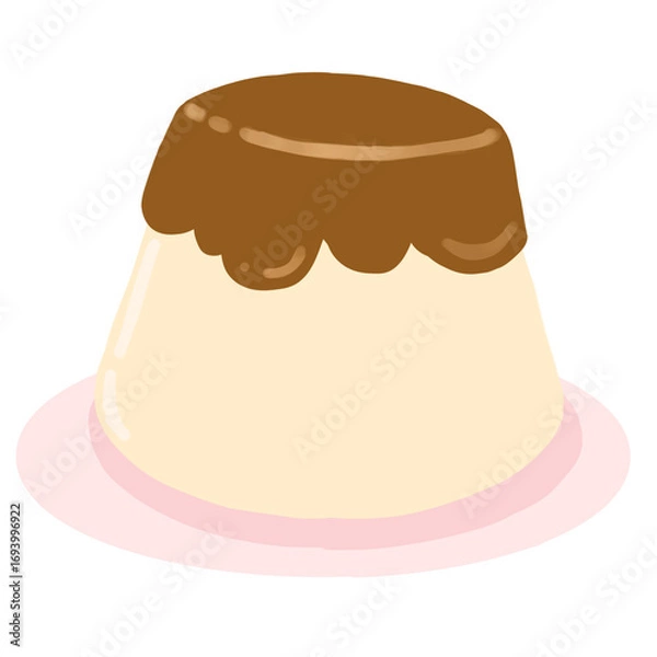 Obraz Pudding handdraw cartoon 