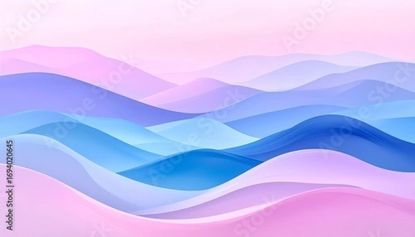Fototapeta Soft pastel gradient wallpaper