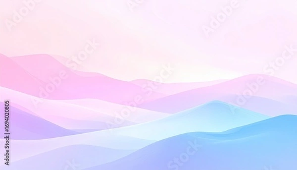 Fototapeta Soft pastel gradient wallpaper