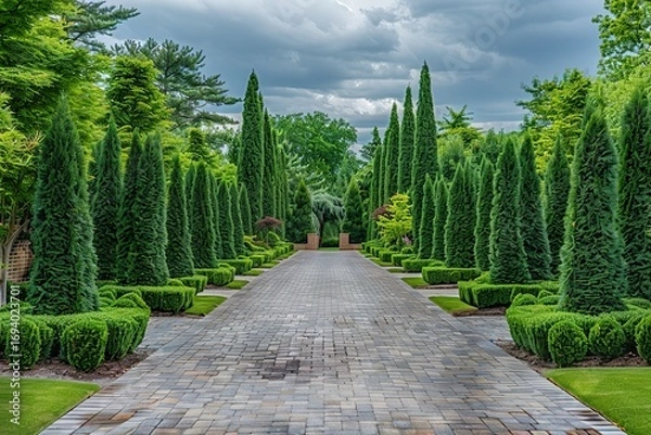 Fototapeta path in the park
