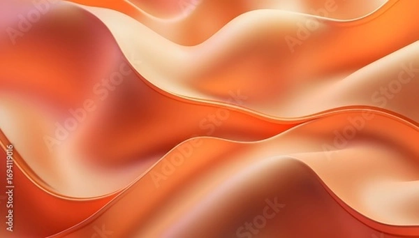Fototapeta abstract background, smooth gradient of orange and red colors, blurred edges, subtle textures, warm tones,