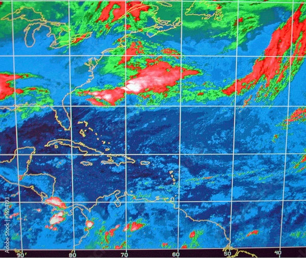 Fototapeta ekran pogody