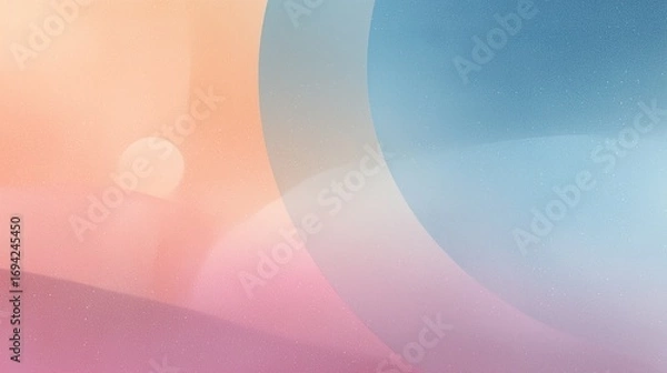 Fototapeta Minimal abstract background with soft pastel gradient and subtle texture, ideal for overlay text or design