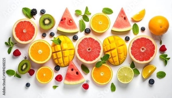 Obraz Colorful fruit arrangement (1)